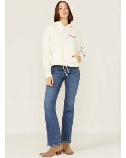 Wrangler Women's Logo Cropped Hoodie -Wraner Clothing Shop 2000358083 100 P4