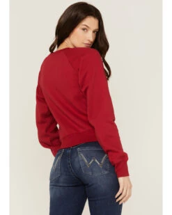 Wrangler Women's Chenille Logo Cropped Sweatshirt -Wraner Clothing Shop 2000358085 600 P4