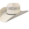 Dallas Hats Men's Natural Cattleman Byplay Band Bangora Straw Western Hat -Wraner Clothing Shop 2000360241 101 P1