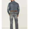 Rock & Roll Denim Men's Medium Vintage Wash Double Barrel Stretch Relaxed Straight Jeans -Wraner Clothing Shop 2000360313 400 P1