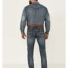 Rock & Roll Denim Men's Hooey Revolver Medium Vintage Stretch Slim Straight Jeans -Wraner Clothing Shop 2000360316 400 P1