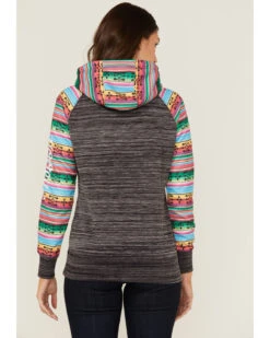 Hooey Women's Saldo Southwestern Space Dye Hoodie -Wraner Clothing Shop 2000360946 022 P4
