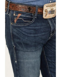 Ariat Men's M7 Marcello Dark Wash TekStretch Slim Straight Jeans -Wraner Clothing Shop 2000360955 400 P2