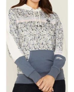 Hooey Women's Serape Cheyenne Floral Hoodie Sweatshirt -Wraner Clothing Shop 2000361096 110 P3