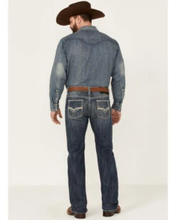 Rock & Roll Denim Men's Medium Vintage Pistol Stretch Regular Straight Jeans