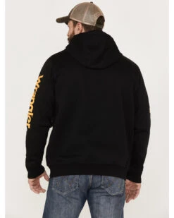 Wrangler Men's Yellowstone We Don't Choose Way Logo Sleeve Graphic Hooded Sweatshirt -Wraner Clothing Shop 2000361692 001 P4