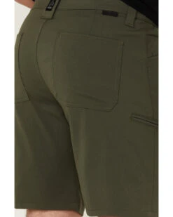 Wrangler ATG Men's All-Terrain Deep Olive Asymmetric Cargo Shorts -Wraner Clothing Shop 2000361703 341 P4