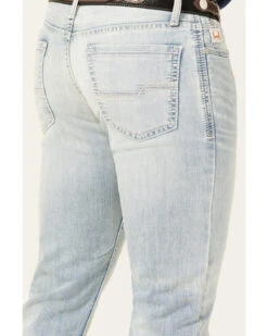Cinch Men's Ian Light Stonewash Performance Stretch Slim Bootcut Jeans -Wraner Clothing Shop 2000362747 402 P4