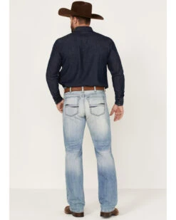 Cinch Men's Light Stonewash White Label Peformance Stretch Relaxed Straight Jeans -Wraner Clothing Shop 2000362805 402 P3