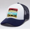 Kimes Ranch Men's Navy Block Party Printed Logo Mesh-Back Trucker Cap -Wraner Clothing Shop 2000364684 410 P1