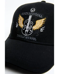 Moonshine Spirit Men's Guitar Wings Patch Mesh-Back Ball Cap -Wraner Clothing Shop 2000365160 001 P2