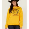 Paramount Network's Yellowstone Women's Yellowstone Lone Cowboy Mustard Graphic Hoodie -Wraner Clothing Shop 2000365391 702 P1