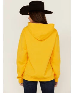 Paramount Network's Yellowstone Women's Yellowstone Lone Cowboy Mustard Graphic Hoodie -Wraner Clothing Shop 2000365391 702 P4