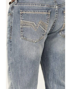 Cody James Men's Hacienda Medium Wash Stretch Slim Bootcut Jeans 9 Cody James Men's Hacienda Medium Wash Stretch Slim Bootcut Jeans -Wraner Clothing Shop 2000365432 414 P4