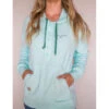 Kimes Ranch Women's Pique Sunrise Logo Hooded Pullover -Wraner Clothing Shop 2000365892 330 P1