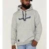 Kimes Ranch Men's TTL Heather Gray Logo Embroidered Hooded Sweatshirt 1 Kimes Ranch Men's TTL Heather Gray Logo Embroidered Hooded Sweatshirt -Wraner Clothing Shop 2000367375 070 P1