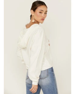 Miss Me Women's Dibs On The Cowboy Graphic Cropped Pullover Hoodie -Wraner Clothing Shop 2000367692 103 P3