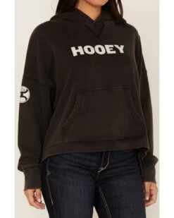 Hooey Women's Logo Graphic Boxy Hoodie -Wraner Clothing Shop 2000369086 001 P3