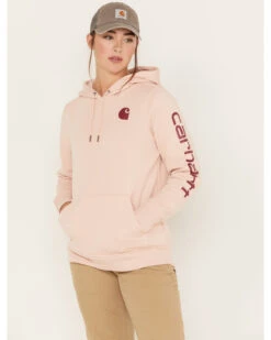 Carhartt Women's Relaxed Fit Midweight Logo Graphic Hoodie