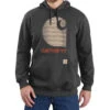 Carhartt Men's Rain Defender® Loose Fit Midweight Logo Graphic Hooded Sweatshirt -Wraner Clothing Shop 2000369832 022 P1