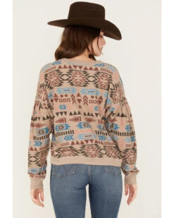 Ariat Women's Rainbow Vista Southwestern Sweatshirt -Wraner Clothing Shop 2000371897 200 P4