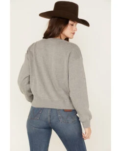 Ariat Women's R.E.A.L Varsity Logo Cropped Sweatshirt -Wraner Clothing Shop 2000371904 070 P4