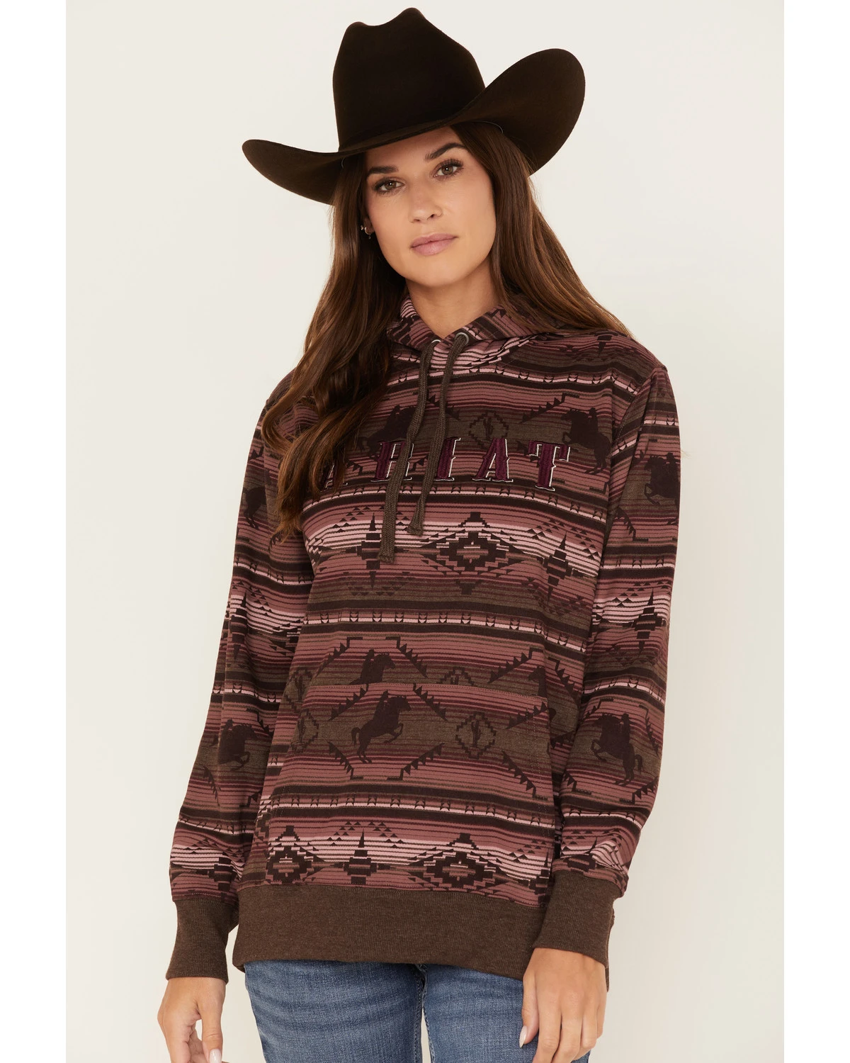 Ariat Women's R.E.A.L. Southwestern Serape Print Hoodie 3 Ariat Women's R.E.A.L. Southwestern Serape Print Hoodie
