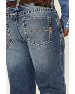 Ariat Men's M2 Dakota Wilson Medium Wash Stretch Relaxed Stackable Bootcut Jeans -Wraner Clothing Shop 2000371949 400 P4