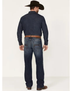 Ariat Men's Big Sur 3D Garby Dark Wash Relaxed Bootcut Jeans -Wraner Clothing Shop 2000371978 400 P3