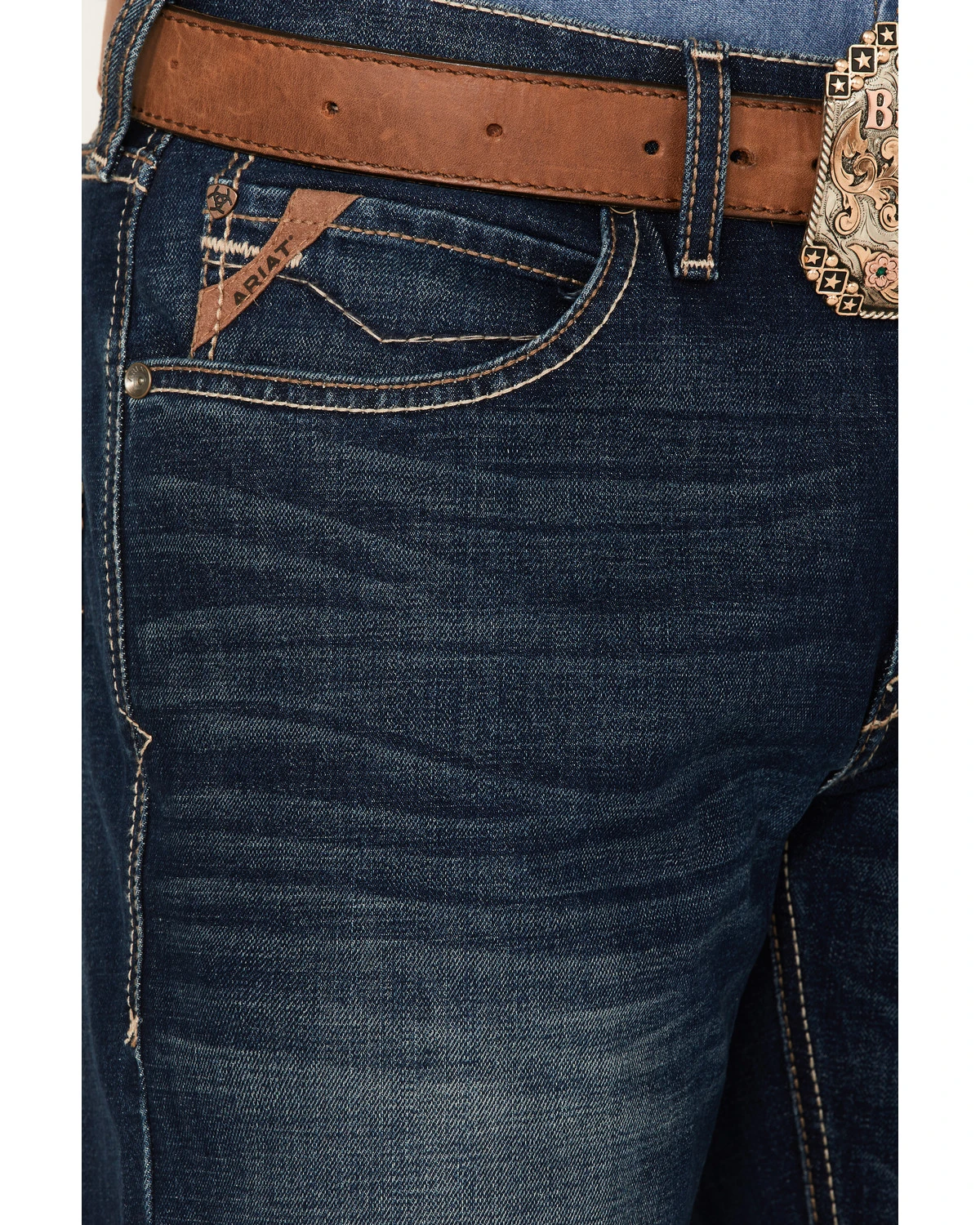 Ariat Men's M4 Ford Quentin Stretch Relaxed Bootcut Jeans 4 Ariat Men's M4 Ford Quentin Stretch Relaxed Bootcut Jeans - Image 2