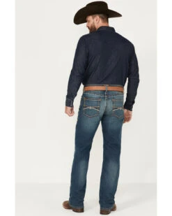 Ariat Men's M4 Cayman Ramos Medium Wash Relaxed Boot Stretch Denim Jeans -Wraner Clothing Shop 2000371981 400 P3