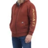Ariat Men's Rebar All-Weather Logo Zip-Front Work Jacket -Wraner Clothing Shop 2000372142 204 P1