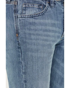 Cody James FR Men's Clover Leaf Wash Slim Straight 5-Pocket Stretch Jeans -Wraner Clothing Shop 2000373106 412 P2