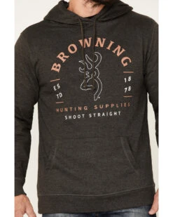 Browning Men's Shoot Straight Carter 2.0 Graphic Long Sleeve Hooded Sweatshirt -Wraner Clothing Shop 2000373278 341 P3