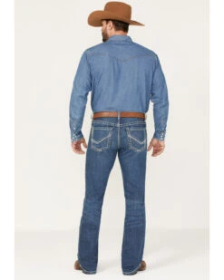Cinch Men's Ian Medium Wash Slim Bootcut Performance Jeans -Wraner Clothing Shop 2000373497 402 P3