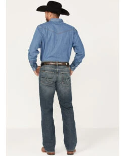 Ariat Men's M5 Louisville Seneca Medium Wash Stretch Straight Leg Jeans 9 Ariat Men's M5 Louisville Seneca Medium Wash Stretch Straight Leg Jeans -Wraner Clothing Shop 2000373699 400 P4