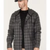 Hawx Men's Roberson Long Sleeve Hooded Flannel -Wraner Clothing Shop 2000373795 022 P1