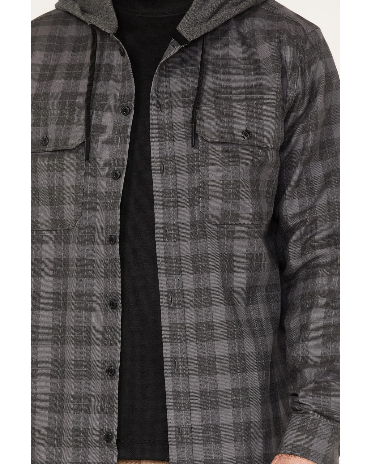 Hawx Men's Roberson Long Sleeve Hooded Flannel 5 Hawx Men's Roberson Long Sleeve Hooded Flannel - Image 3