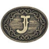 Montana Silversmiths Filigree Initial J Belt Buckle 1 Montana Silversmiths Filigree Initial J Belt Buckle -Wraner Clothing Shop 2000373852 221 P1