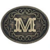 Montana Silversmiths Filigree Initial M Belt Buckle -Wraner Clothing Shop 2000373855 221 P1