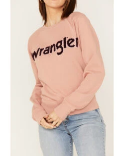 Wrangler Retro Women's Embroidered Logo Sweatshirt -Wraner Clothing Shop 2000374076 681 P3