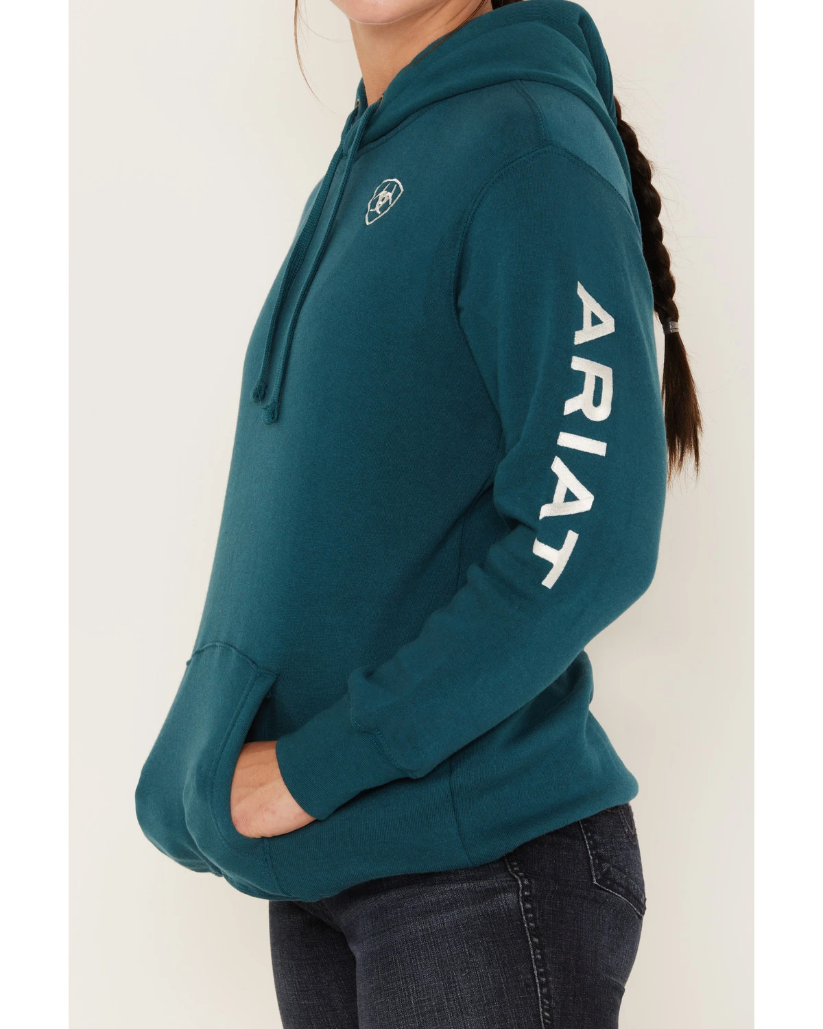 Ariat Women's Embroidered Logo Hoodie 5 Ariat Women's Embroidered Logo Hoodie - Image 3