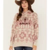Ariat Women's Southwestern Print Logo Graphic Hoodie -Wraner Clothing Shop 2000374278 280 P1