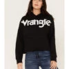 Wrangler Retro Women's Bold Logo Cropped Hoodie -Wraner Clothing Shop 2000374538 001 P1