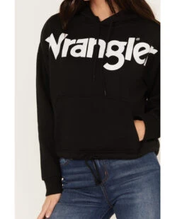Wrangler Retro Women's Bold Logo Cropped Hoodie 8 Wrangler Retro Women's Bold Logo Cropped Hoodie -Wraner Clothing Shop 2000374538 001 P3