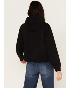 Wrangler Retro Women's Bold Logo Cropped Hoodie 9 Wrangler Retro Women's Bold Logo Cropped Hoodie -Wraner Clothing Shop 2000374538 001 P4