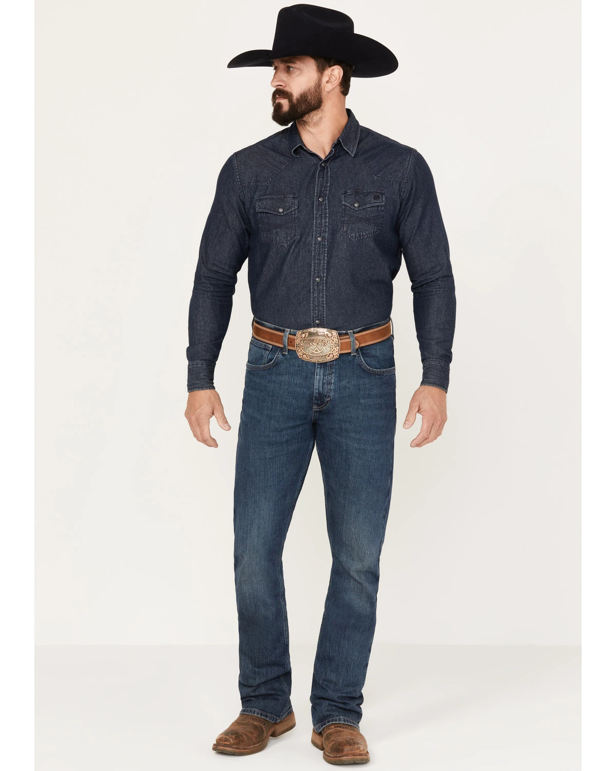 Wrangler 20x Men's 42MWX Gunmetal Dark Wash Vintage Bootcut Stretch Denim Jeans 3 Wrangler 20x Men's 42MWX Gunmetal Dark Wash Vintage Bootcut Stretch Denim Jeans