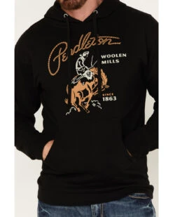 Pendleton Men's Rodeo Logo Graphic Hooded Sweatshirt -Wraner Clothing Shop 2000376054 001 P3