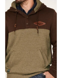 Kimes Ranch Men's Ogden 1/4 Button Hooded Pullover -Wraner Clothing Shop 2000377178 200 P3