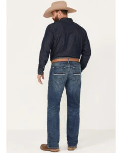 Ariat Men's M2 Traditional Relaxed Destin Medium Wash Relaxed Bootcut Stretch Denim Jeans -Wraner Clothing Shop 2000377334 400 P3